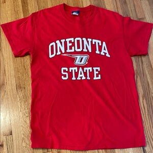 Oneonta State Red Dragons Red Medium Men’s T-shirt